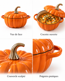 Cocotte Citrouille Orange 2.2L