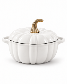 Cocotte Citrouille Blanche 2.2L