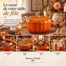 Cocotte Citrouille Blanche 2.2L