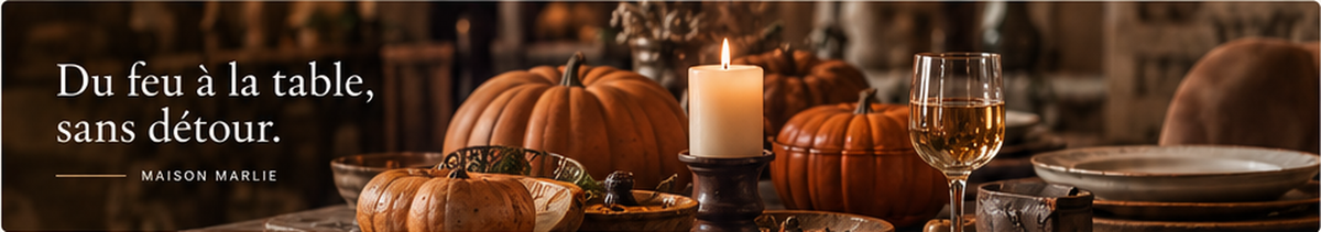 Cocotte Citrouille Orange Maison Marlie — table d’automne